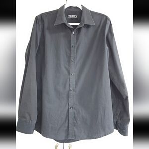 Men's Black Long Sleeve Shirt - Medium